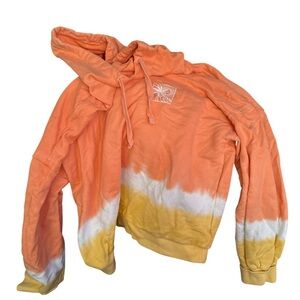 Roxy Orange and Yellow Gradient Sweatshirt